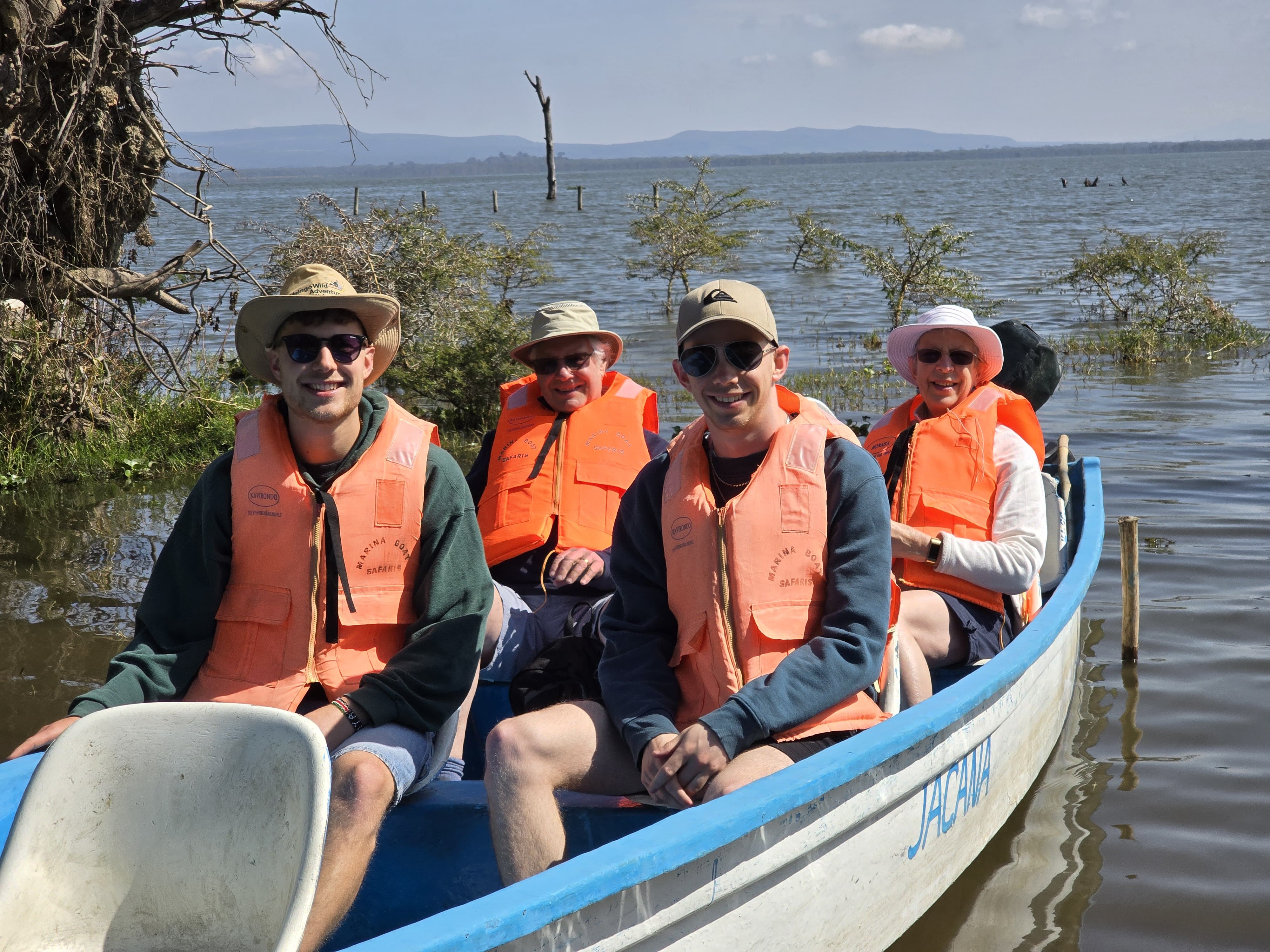 Boat trip on Lake Naivasha